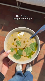 Kicking off National Salsa Month with the easiest summer recipe ☀️ Nothing says sunshine like a refreshing cup of gazpacho, fresh, flavorful, and perfect for warm days!

#NationalSalsaMonth #Recipe