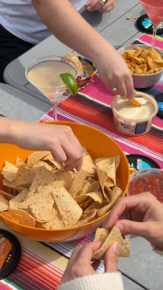 Backyard party season is officially on ☀️ Make it easy (and delicious) with La Mexicana dips, from sweet Peach Mango to creamy Mild Queso.

#BackyardAsada